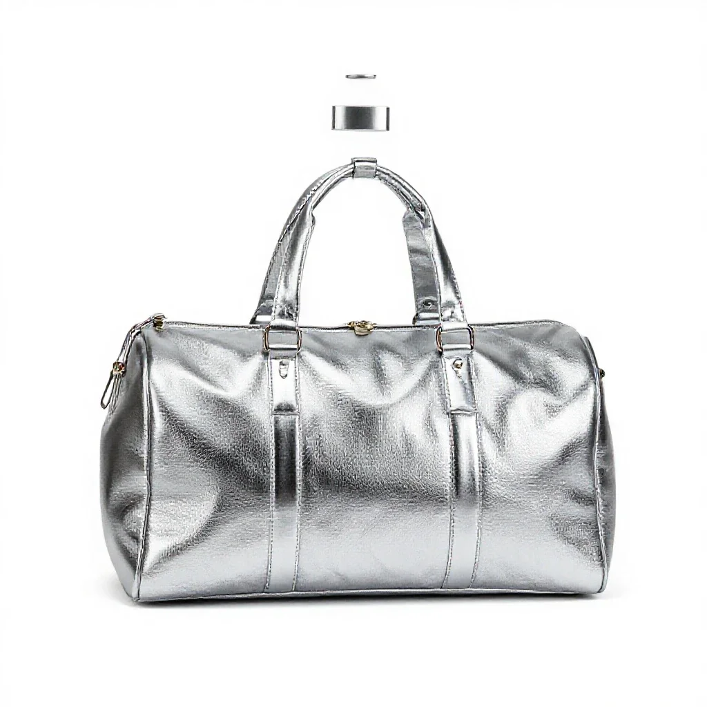 Duffel isolated on a white background