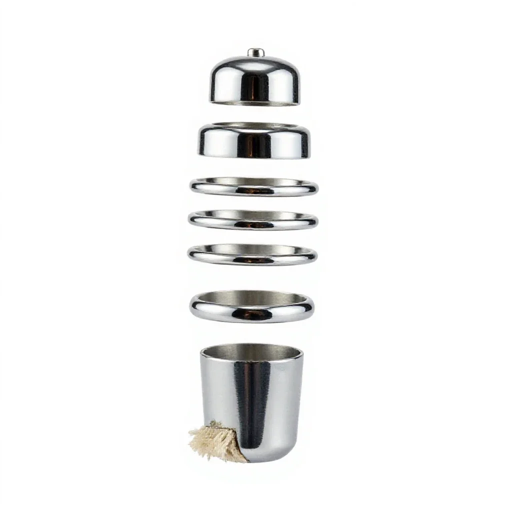 Fag end isolated on a white background