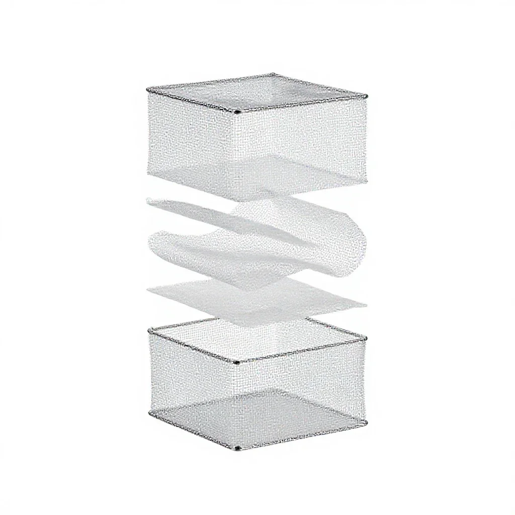 Gauze isolated on a white background
