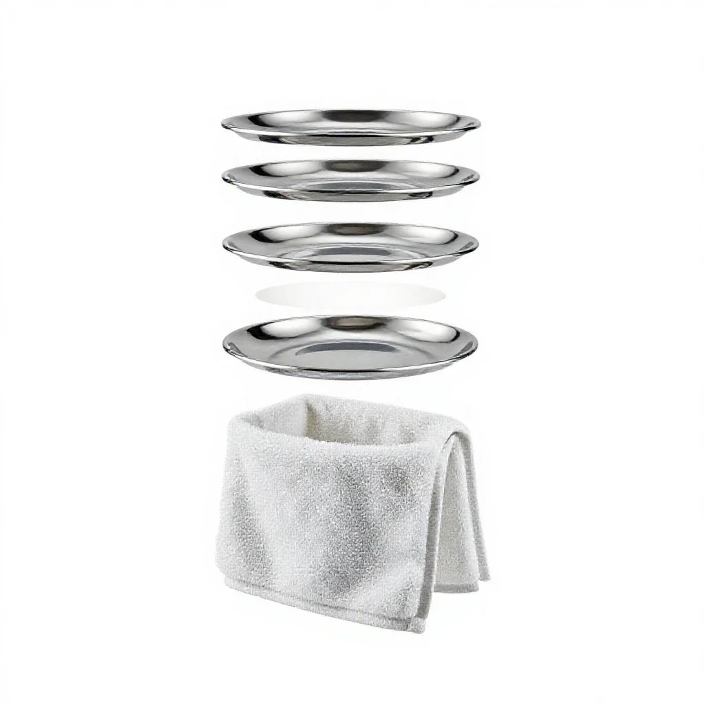 Hand towel isolated on a white background
