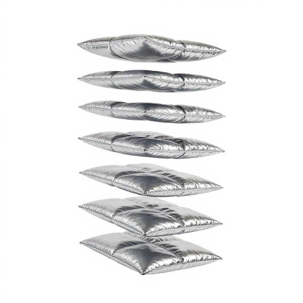 Quilting isolated on a white background