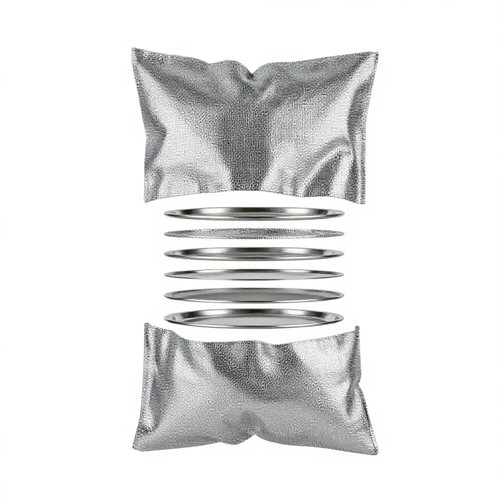 Sackcloth isolated on a white background