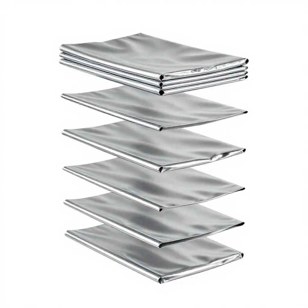 Sheeting isolated on a white background