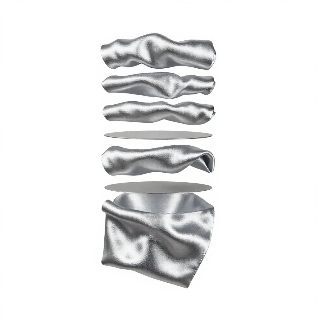 Silk isolated on a white background
