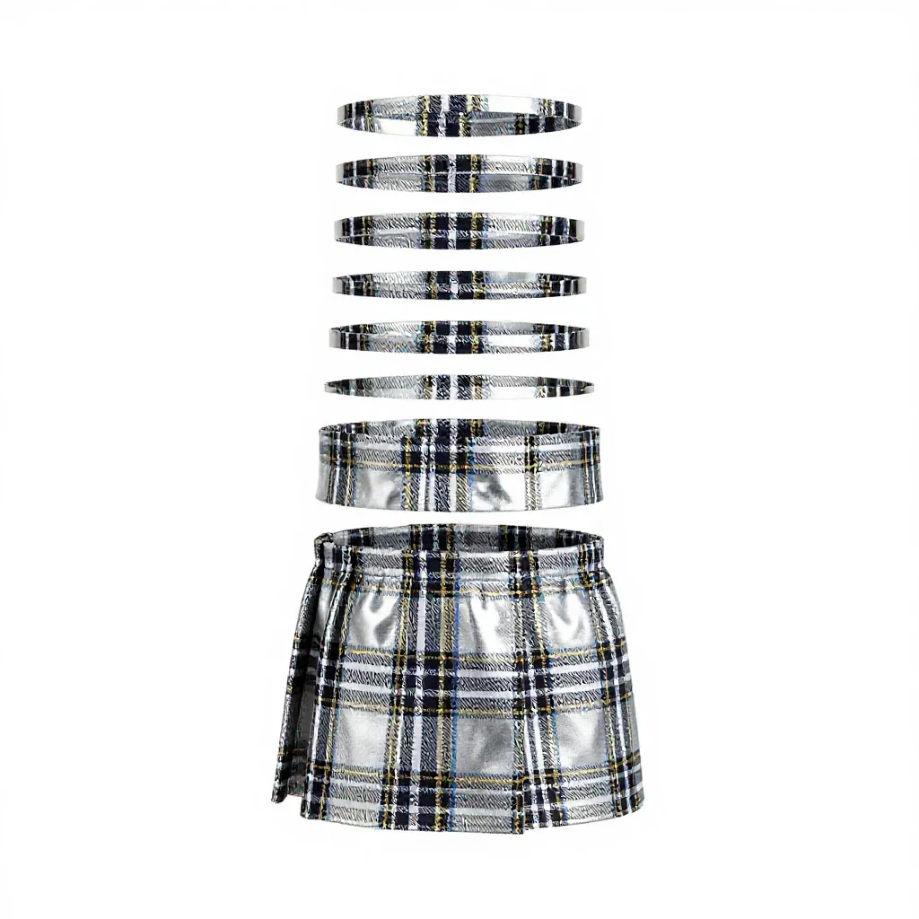 Tartan isolated on a white background