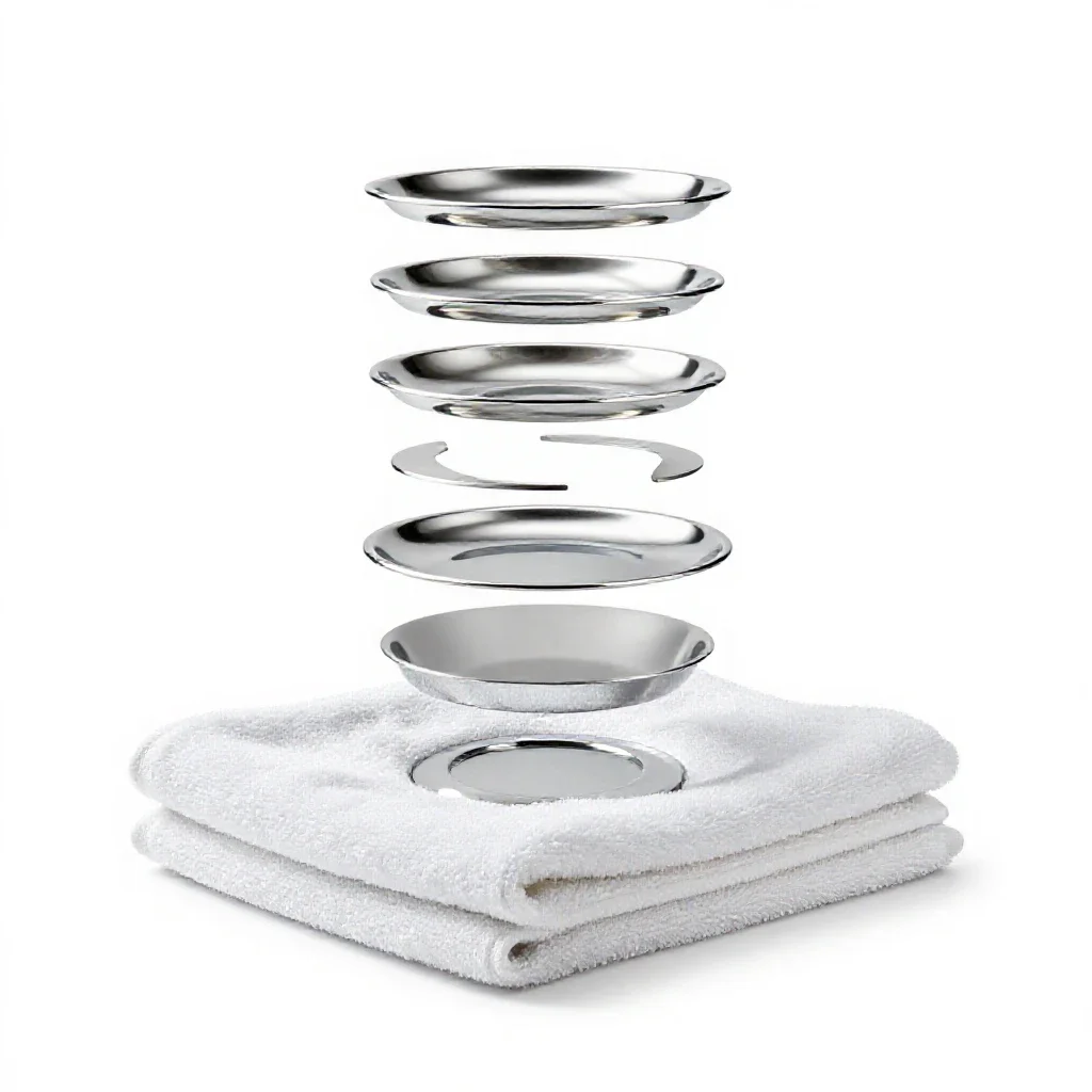 Towel isolated on a white background