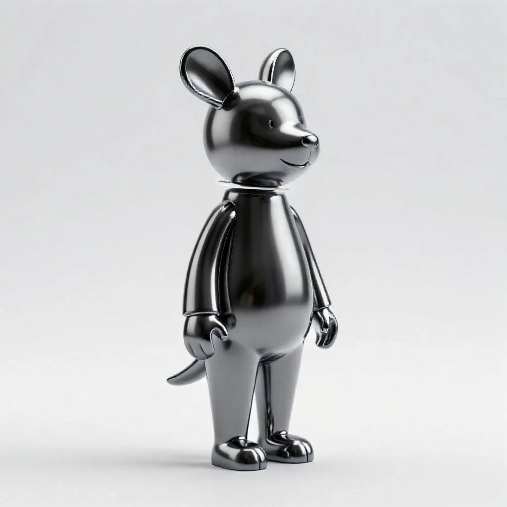 Golliwog isolated on a white background