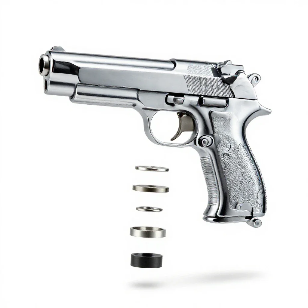 Water pistol isolated on a white background