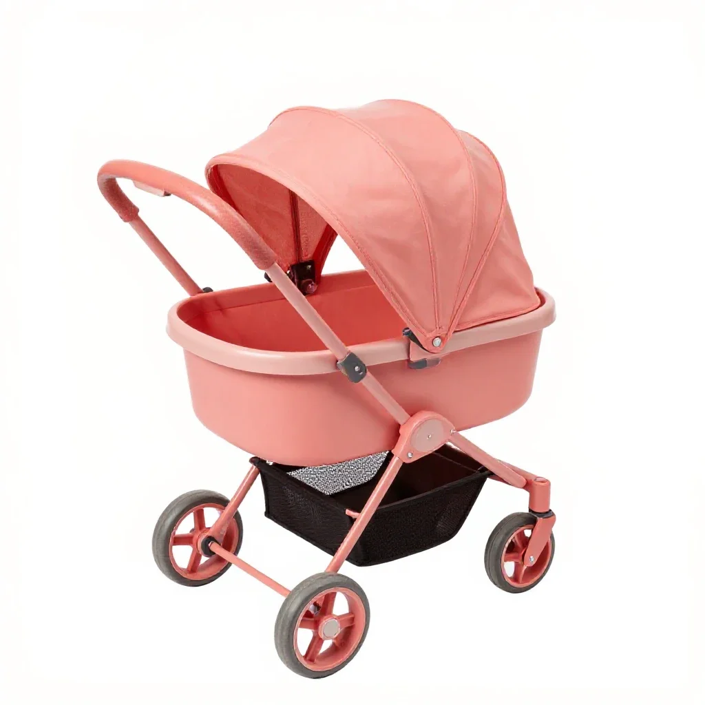 Baby buggy isolated on a white background