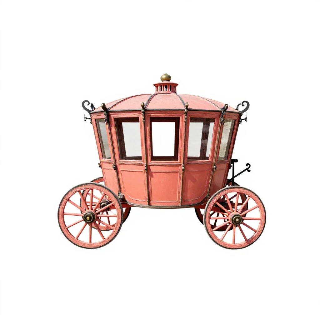 Bandwagon isolated on a white background