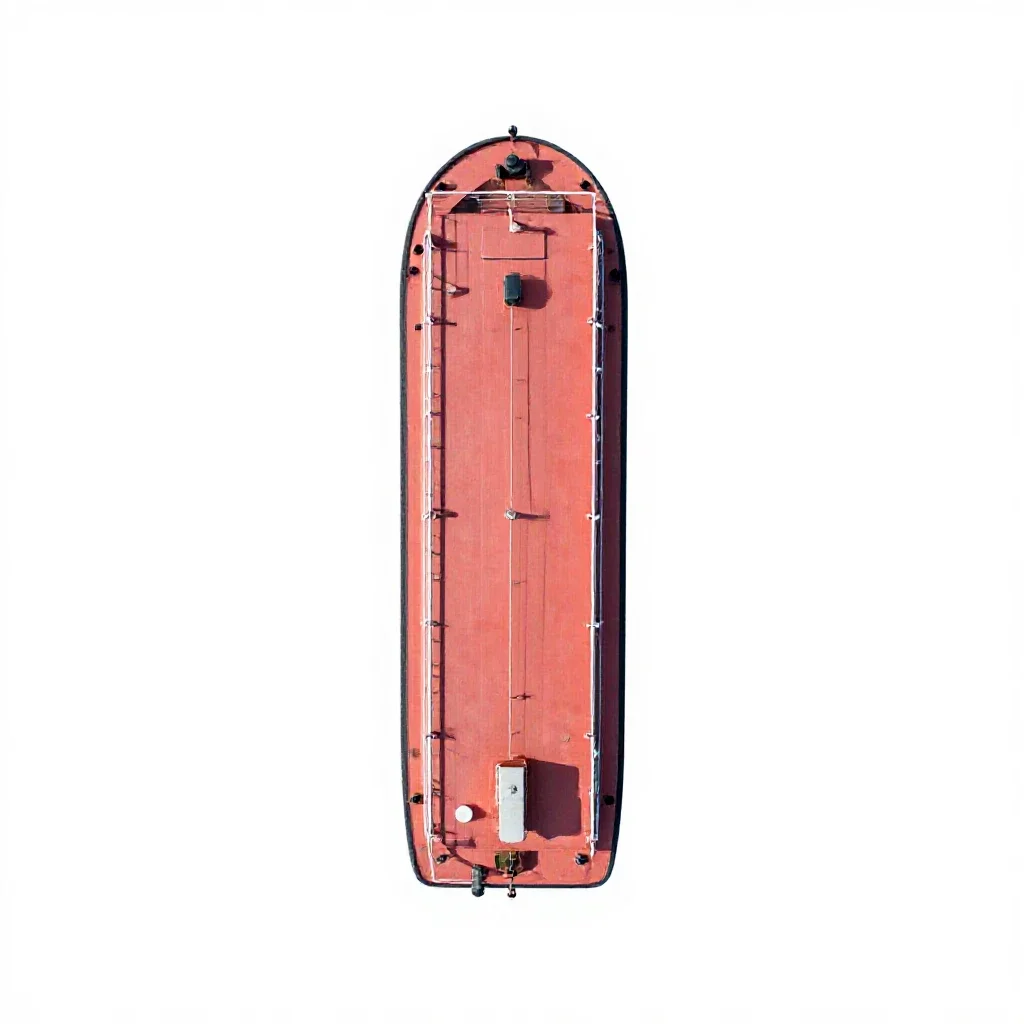 Barge isolated on a white background