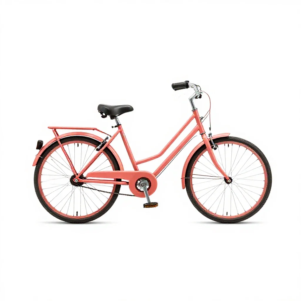 Bicycle isolated on a white background
