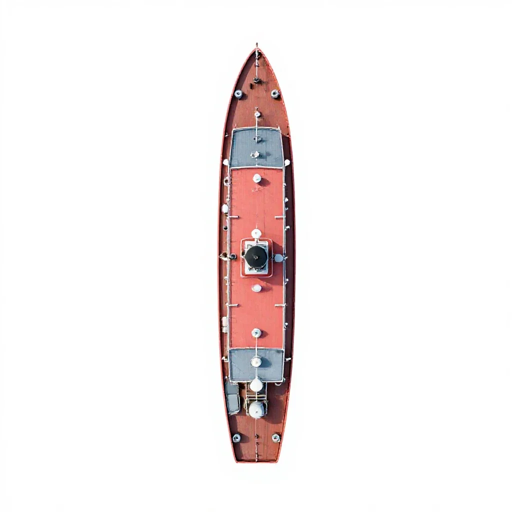 Blockade-runner isolated on a white background