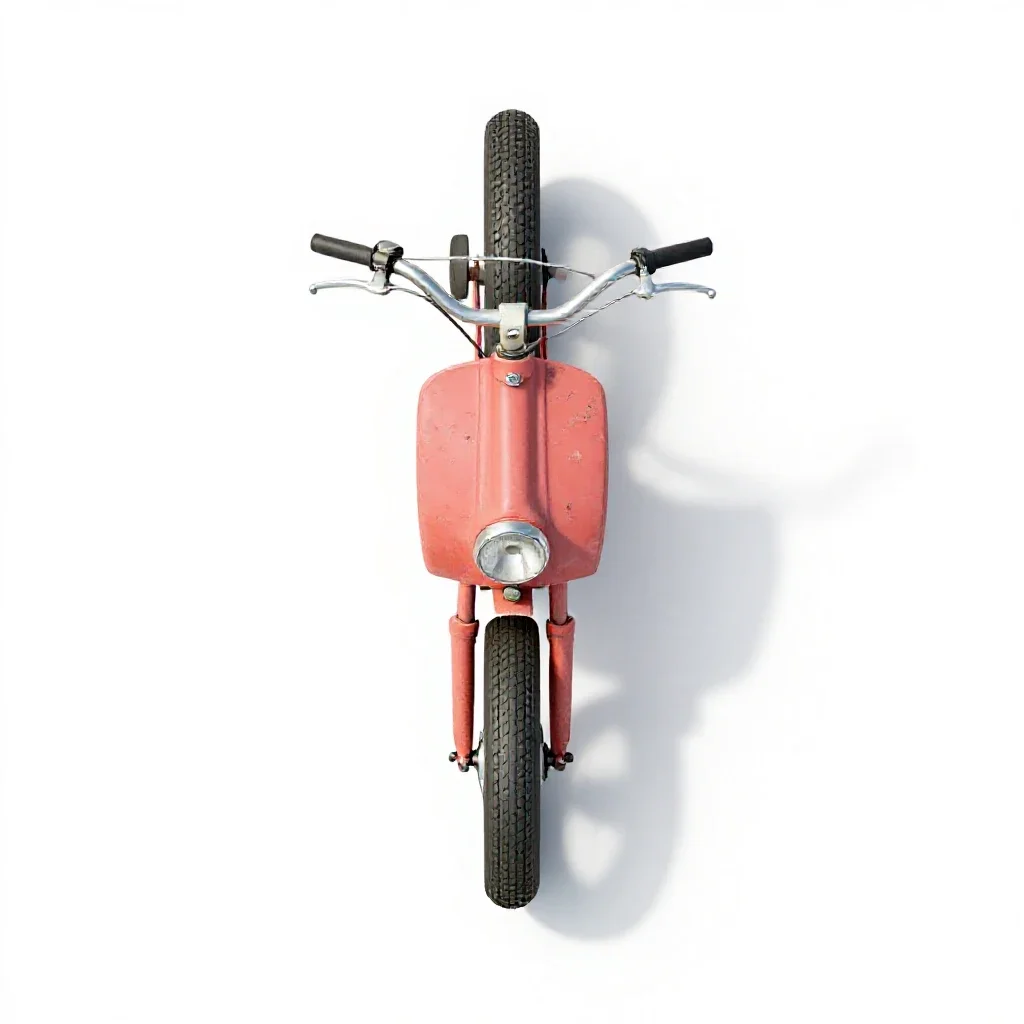 Boneshaker isolated on a white background