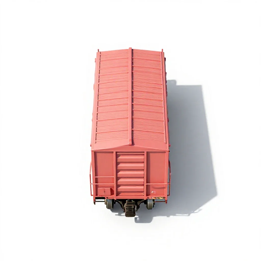 Boxcar isolated on a white background