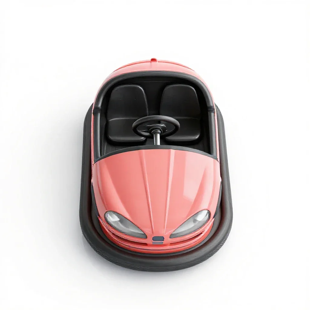 Bumper car isolated on a white background