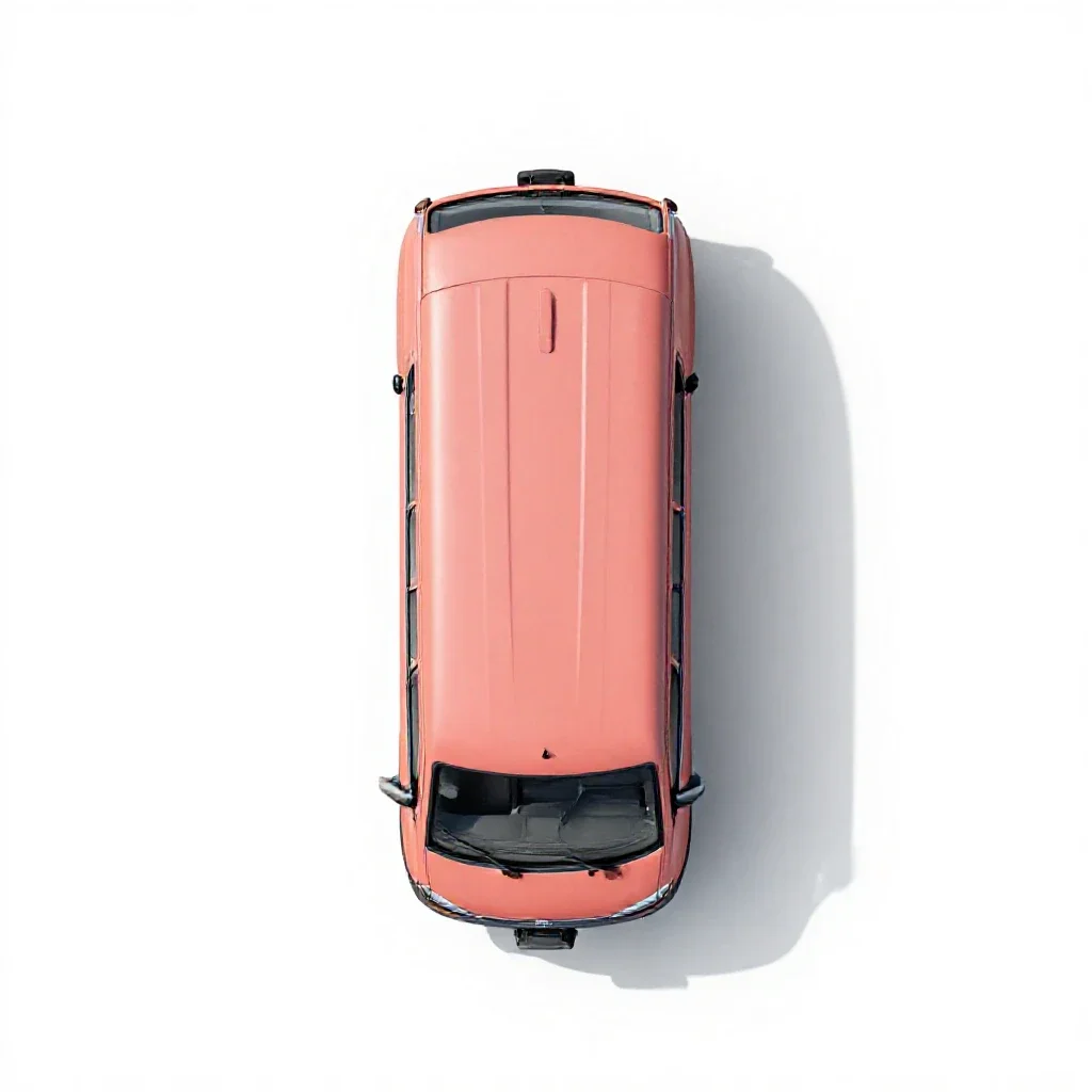 Cabin car isolated on a white background