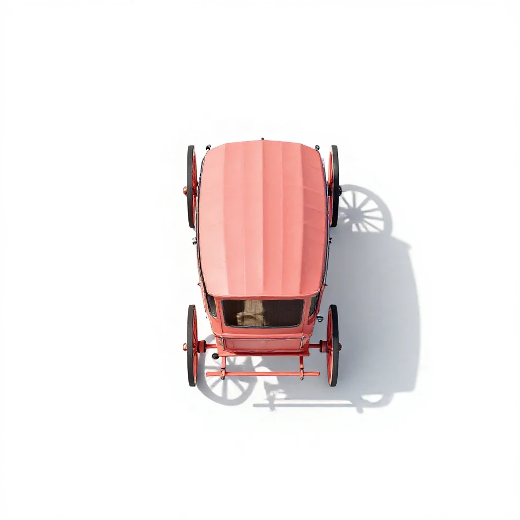 Carriage isolated on a white background