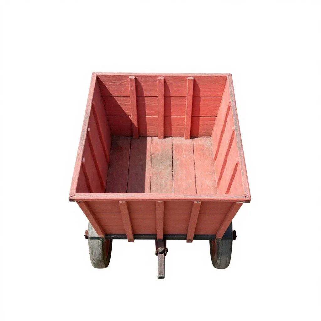 Cart isolated on a white background