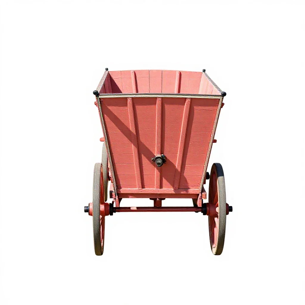 Chuck wagon isolated on a white background