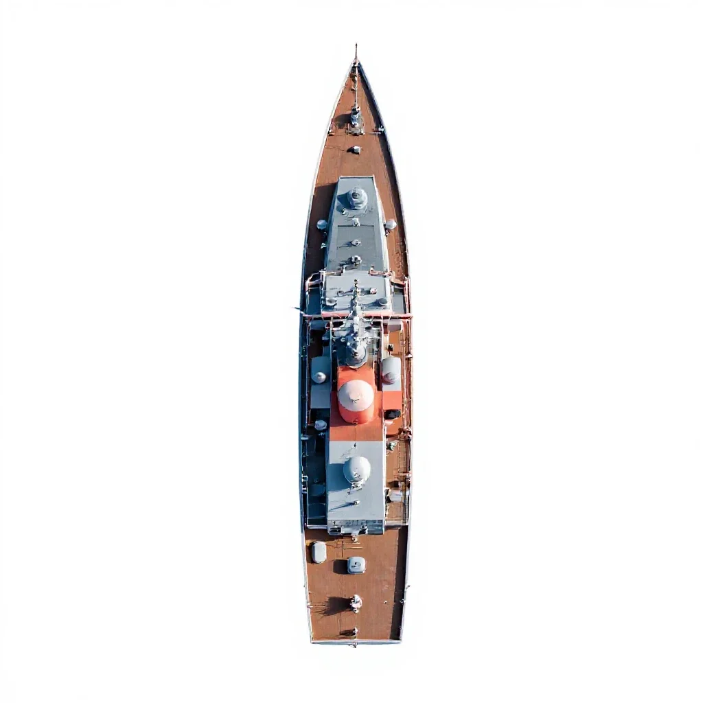 Cruiser isolated on a white background