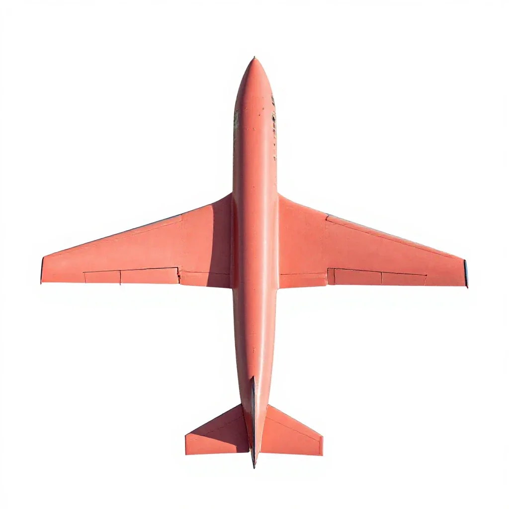 Delta wing isolated on a white background
