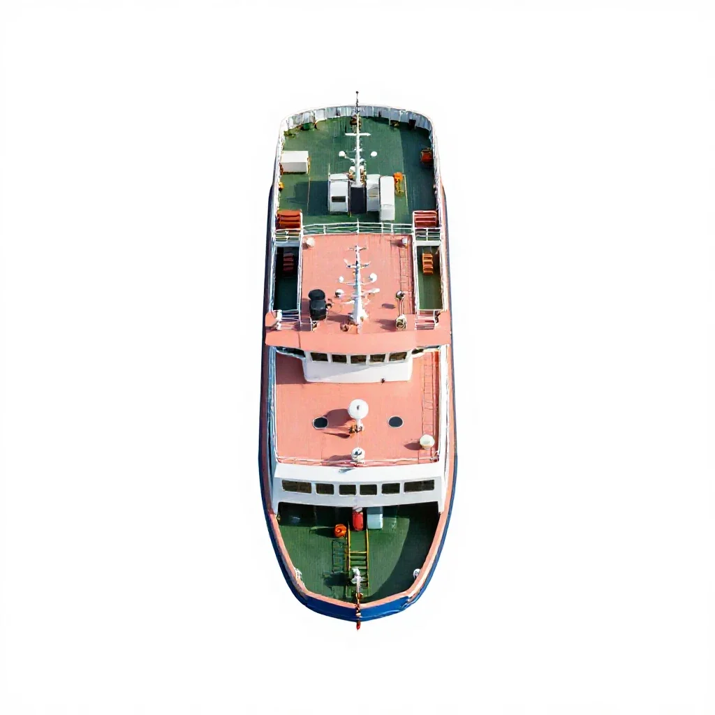Ferry isolated on a white background