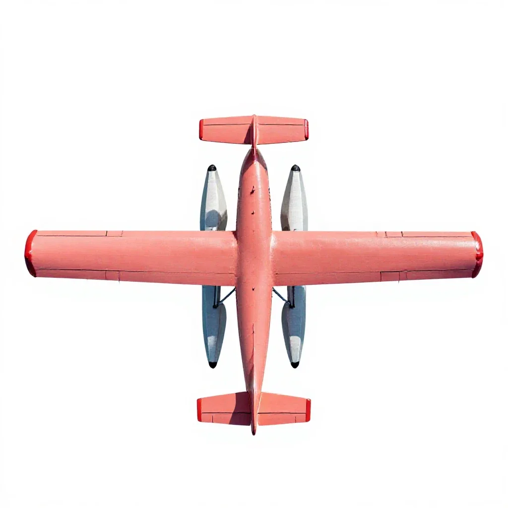 Flying boat isolated on a white background