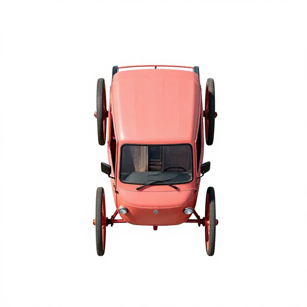 Four-wheeler isolated on a white background