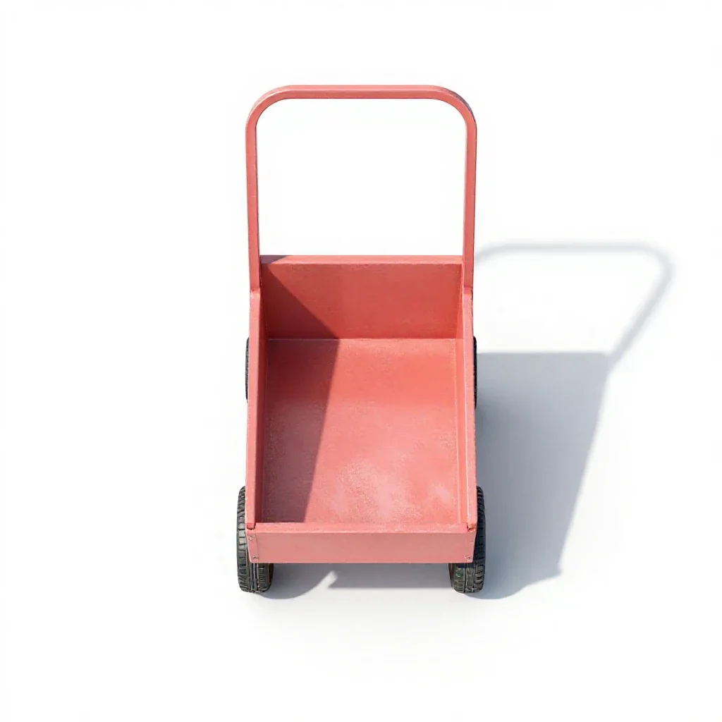 Hand truck isolated on a white background