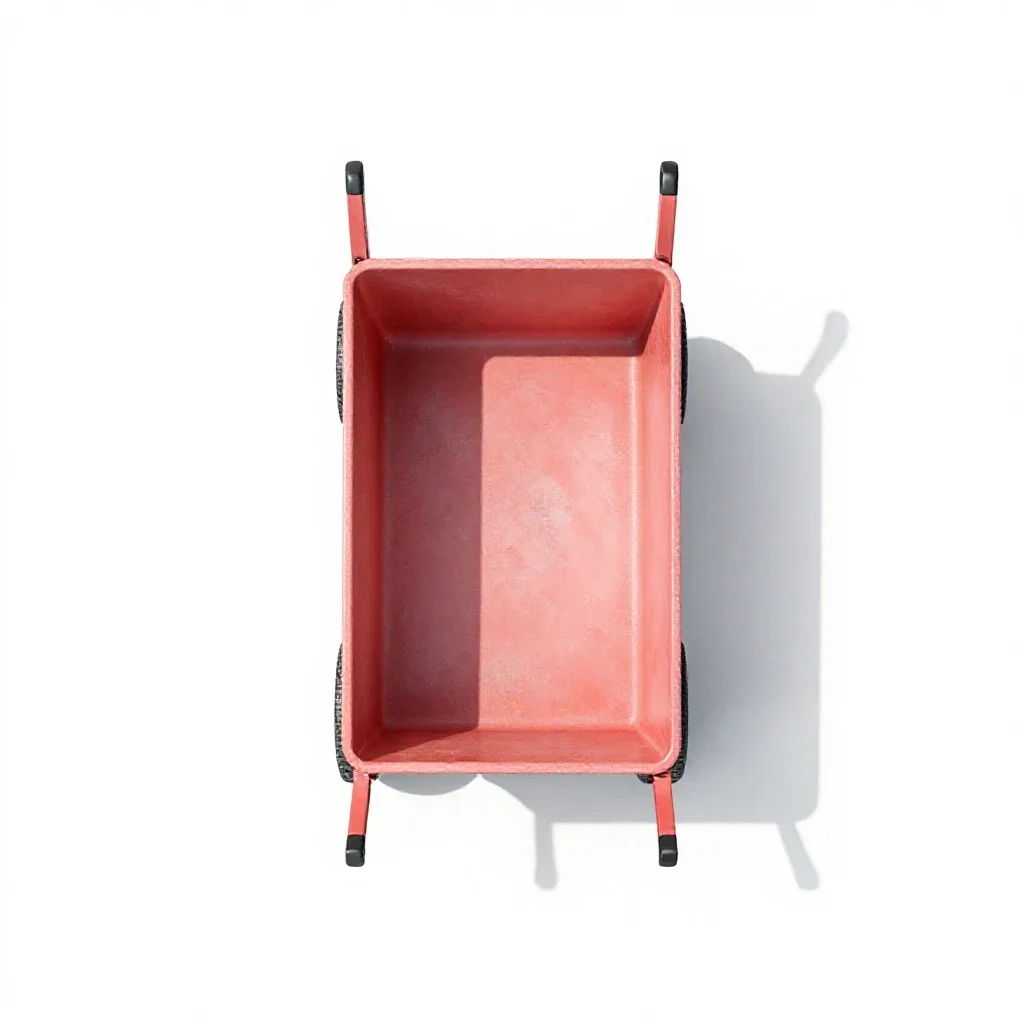 Handcart isolated on a white background