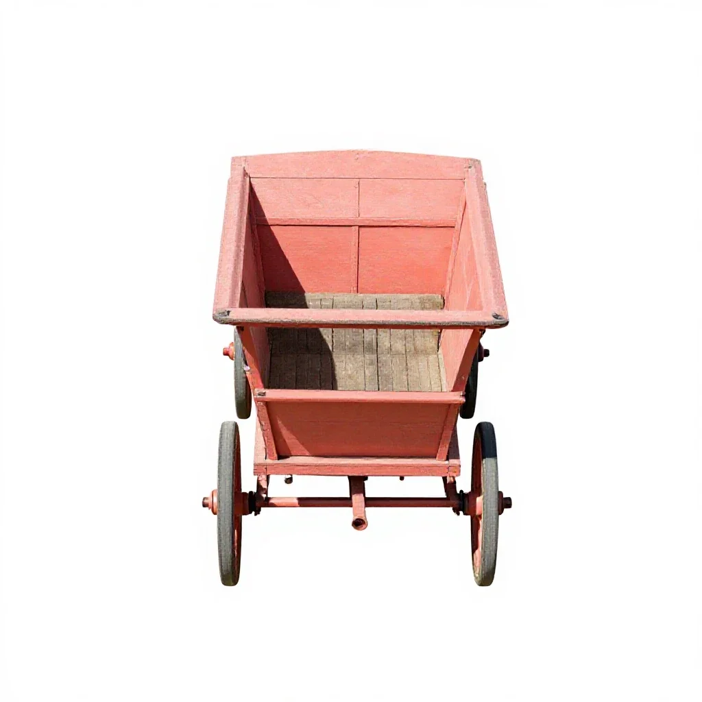 Horse cart isolated on a white background