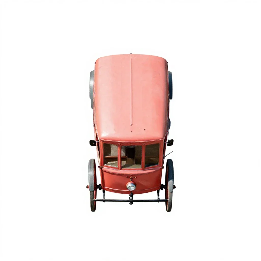 Horsecar isolated on a white background