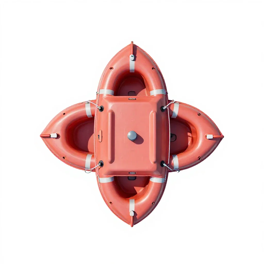 Lifeboat isolated on a white background