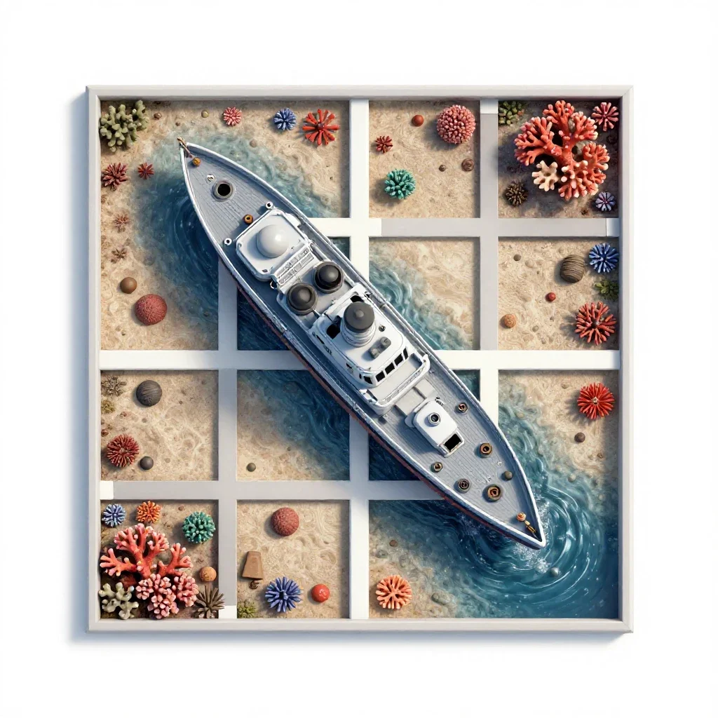 Minesweeper isolated on a white background