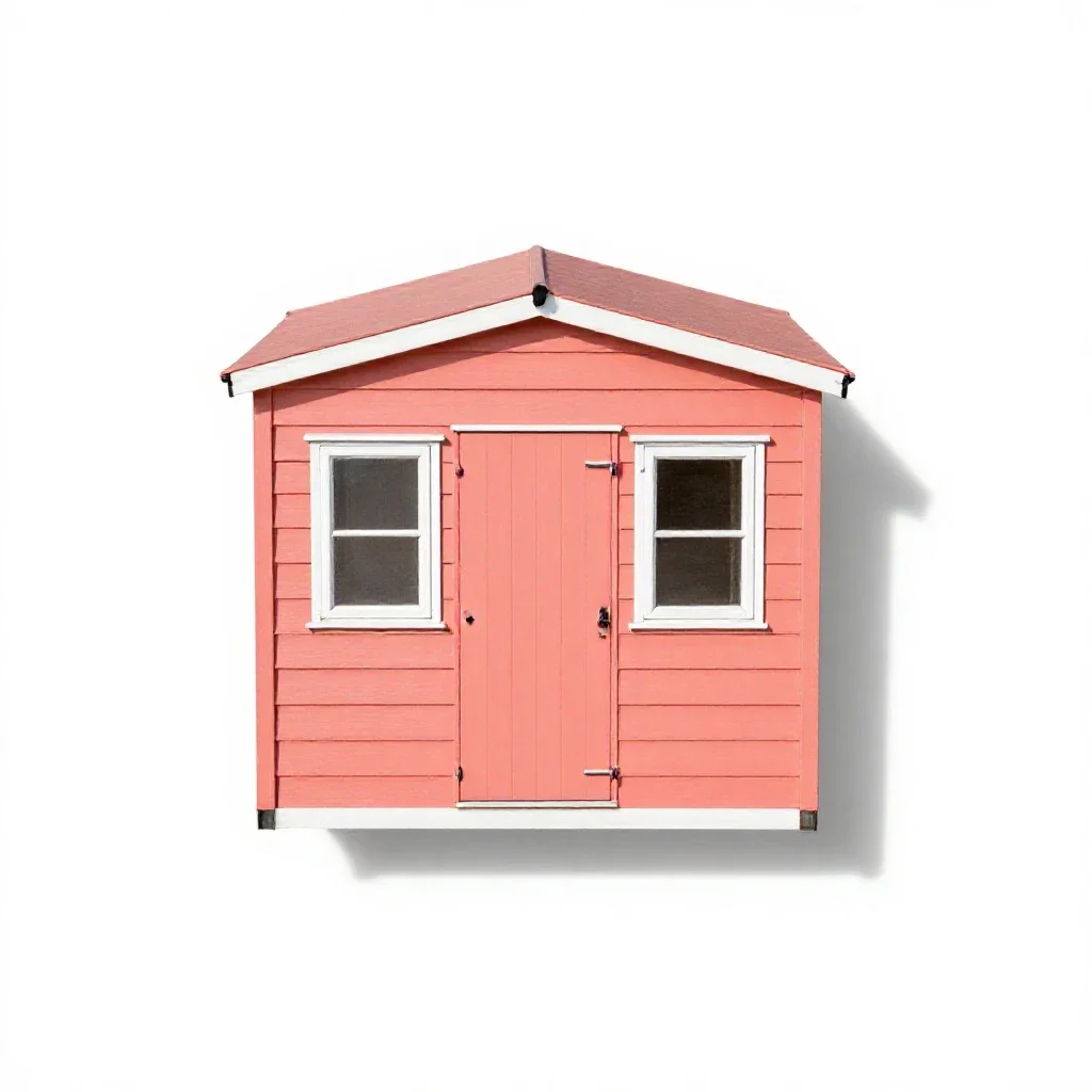 Mobile home isolated on a white background