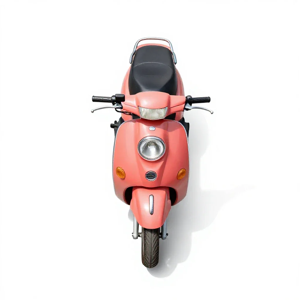 Moped isolated on a white background