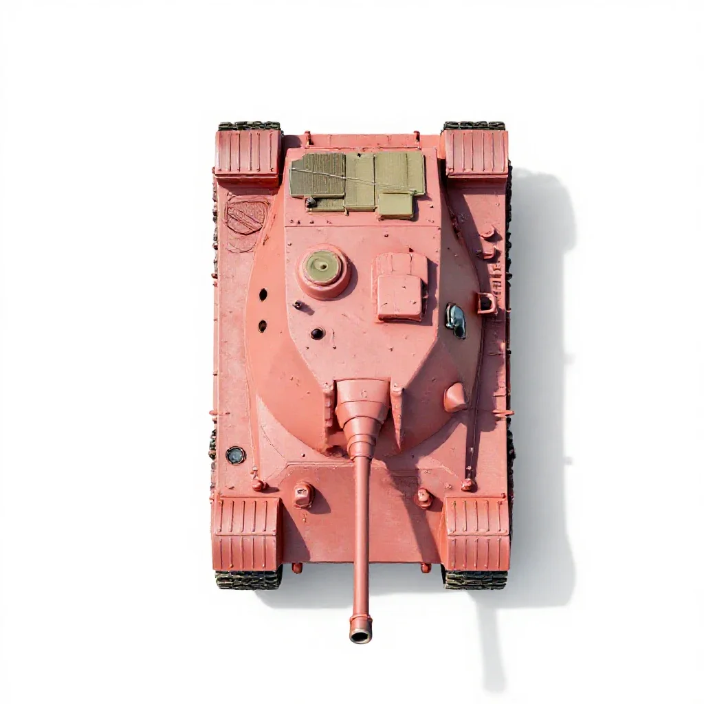 Panzer isolated on a white background