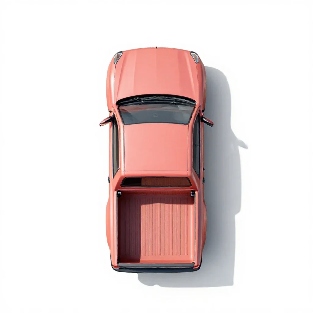 Pickup isolated on a white background