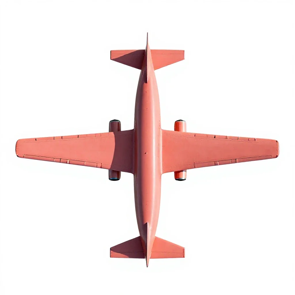 Propjet isolated on a white background