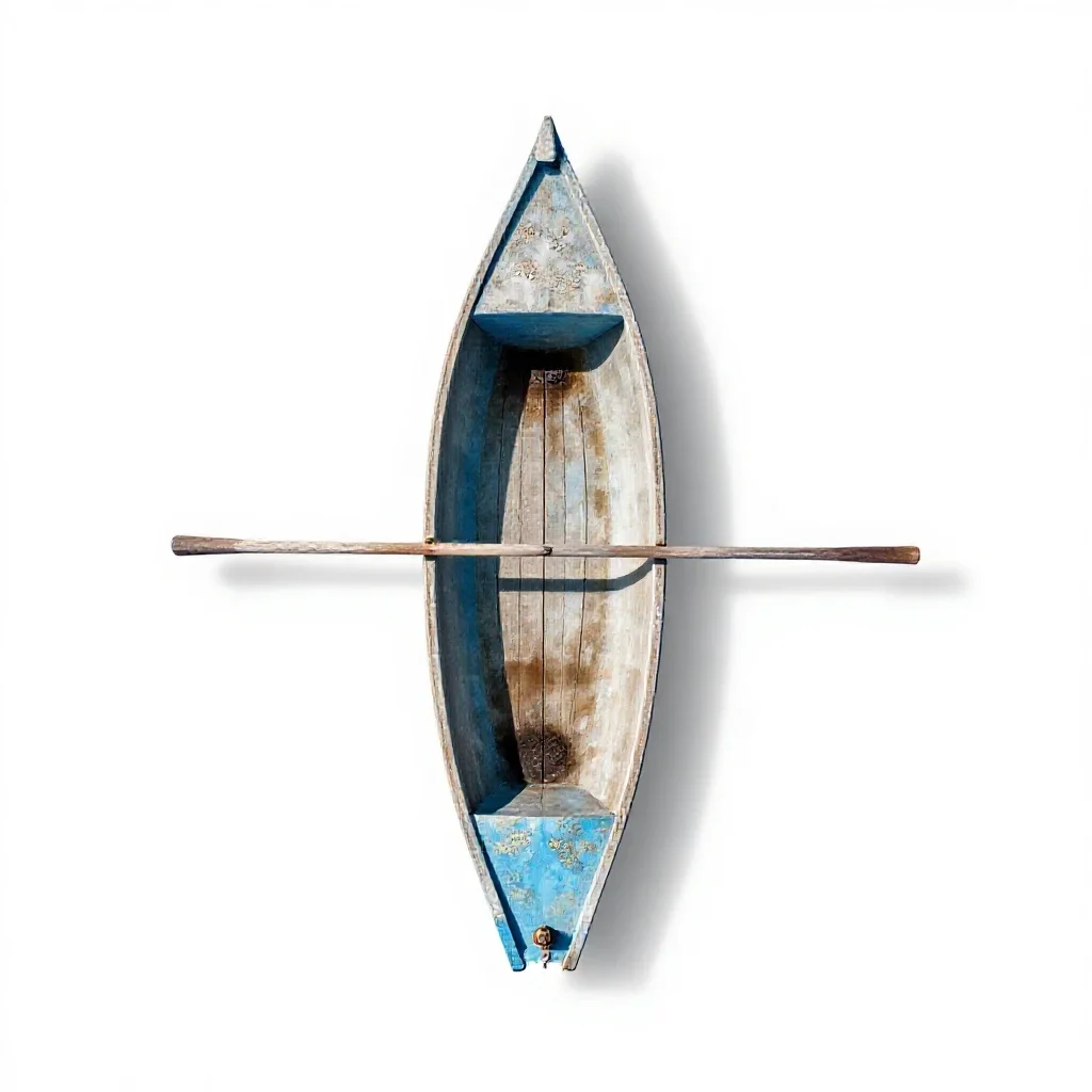 Punt isolated on a white background