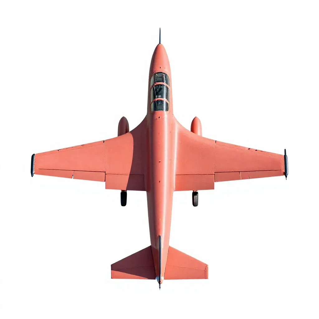 Reconnaissance plane isolated on a white background