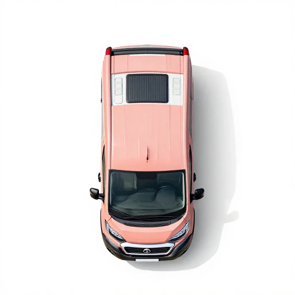 Recreational vehicle isolated on a white background