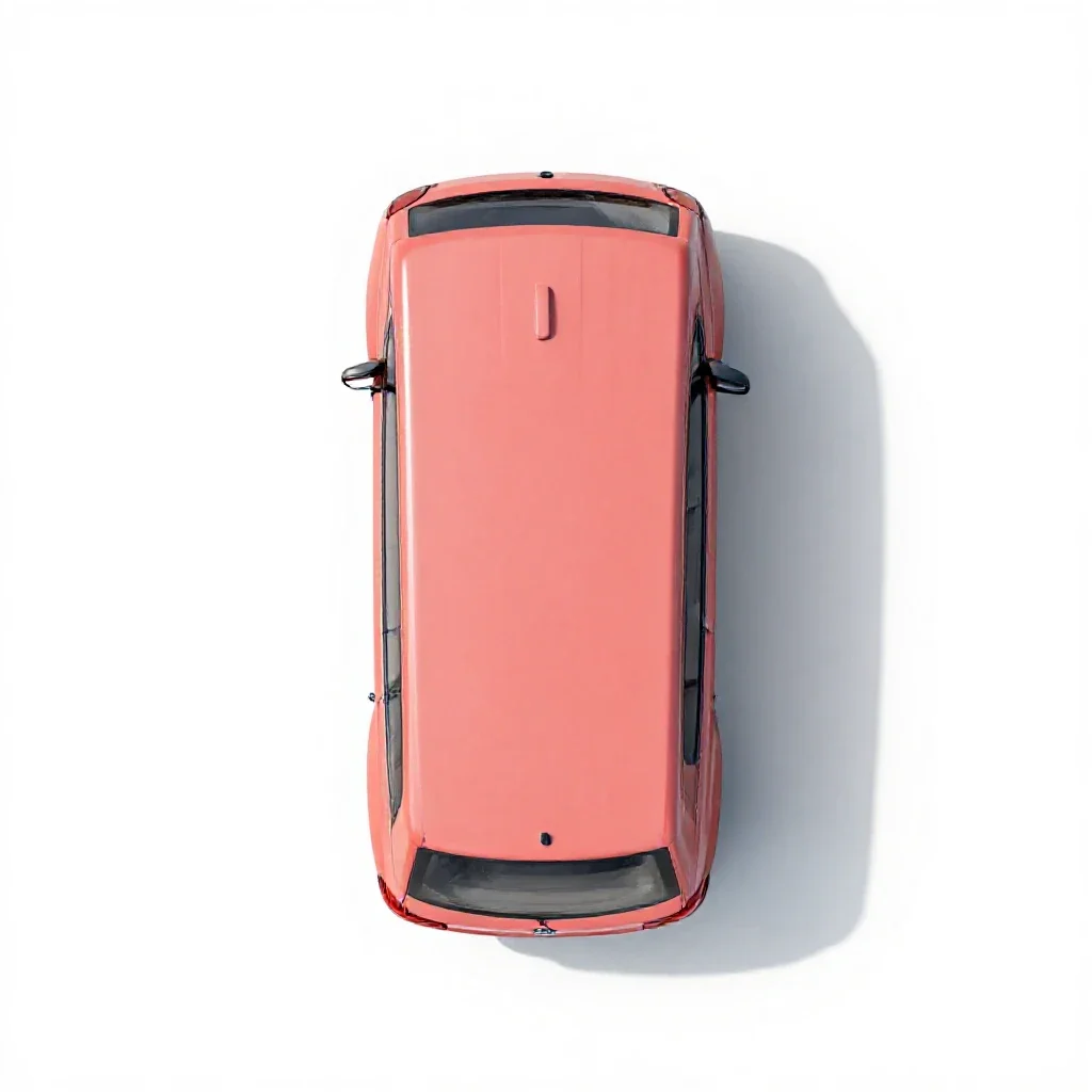 Refrigerator car isolated on a white background