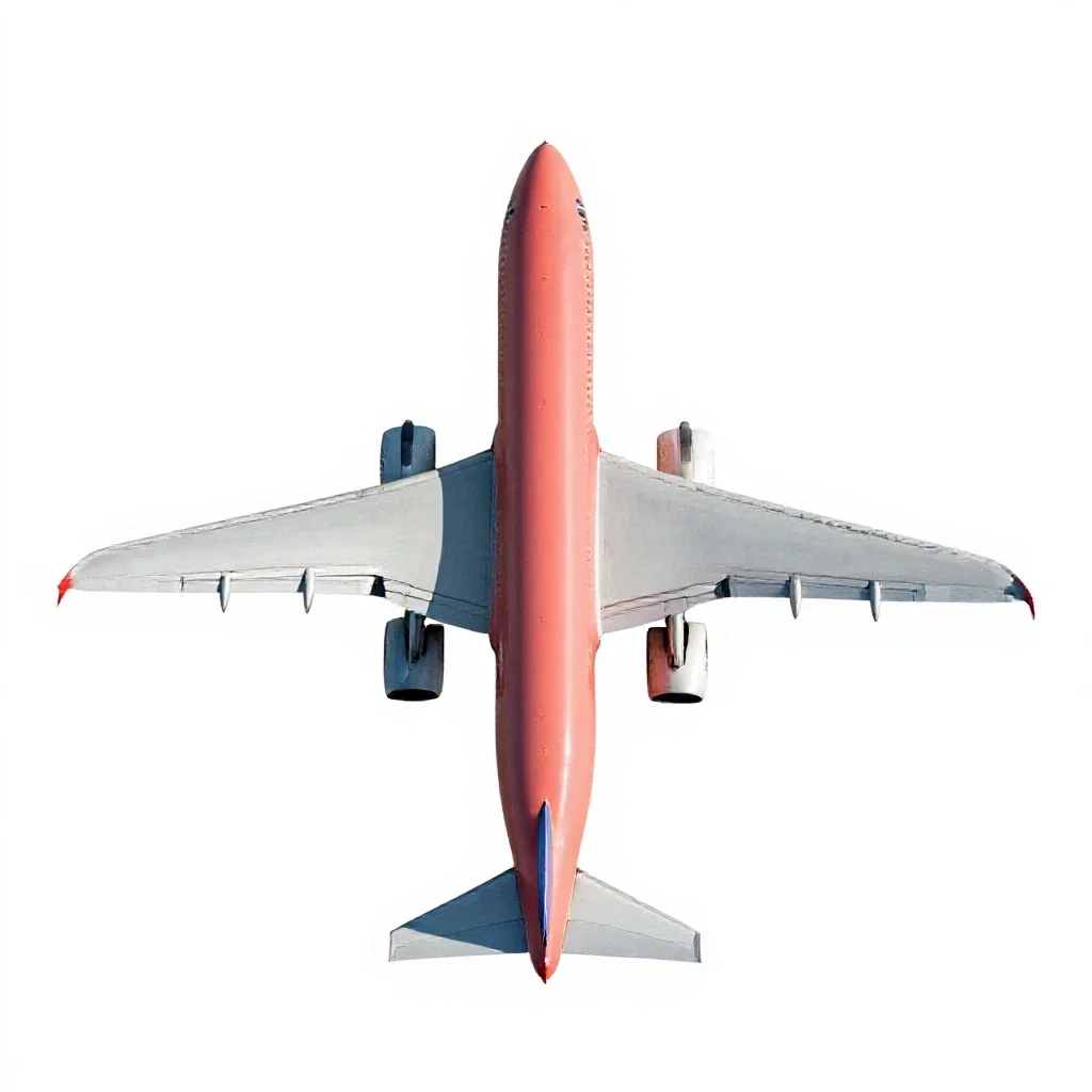 Airbus isolated on a white background