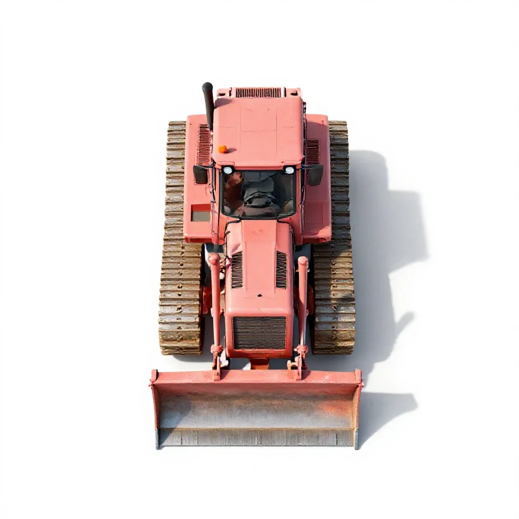 Angledozer isolated on a white background