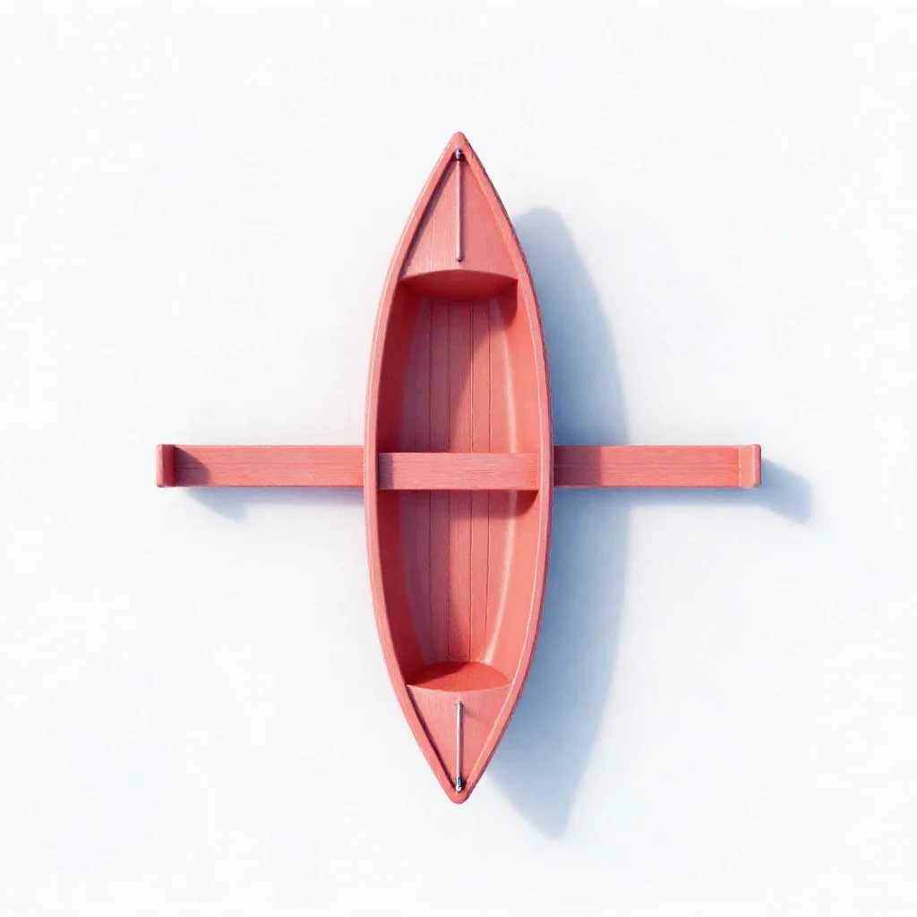 Iceboat isolated on a white background