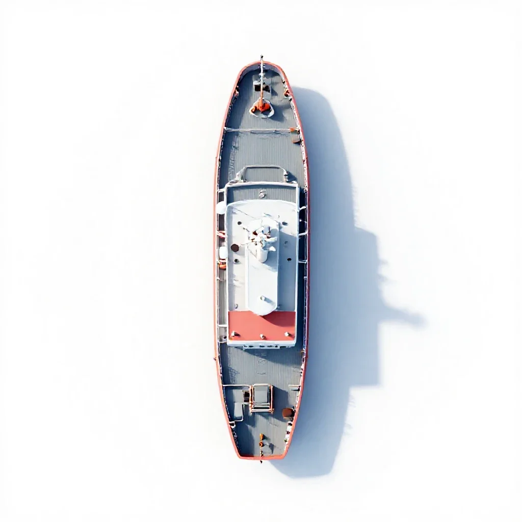Icebreaker isolated on a white background