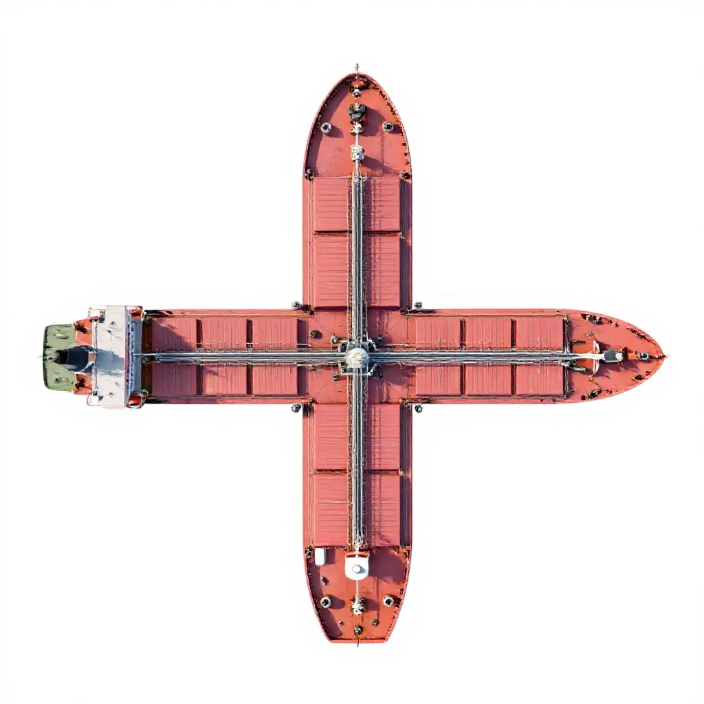 Oil tanker isolated on a white background