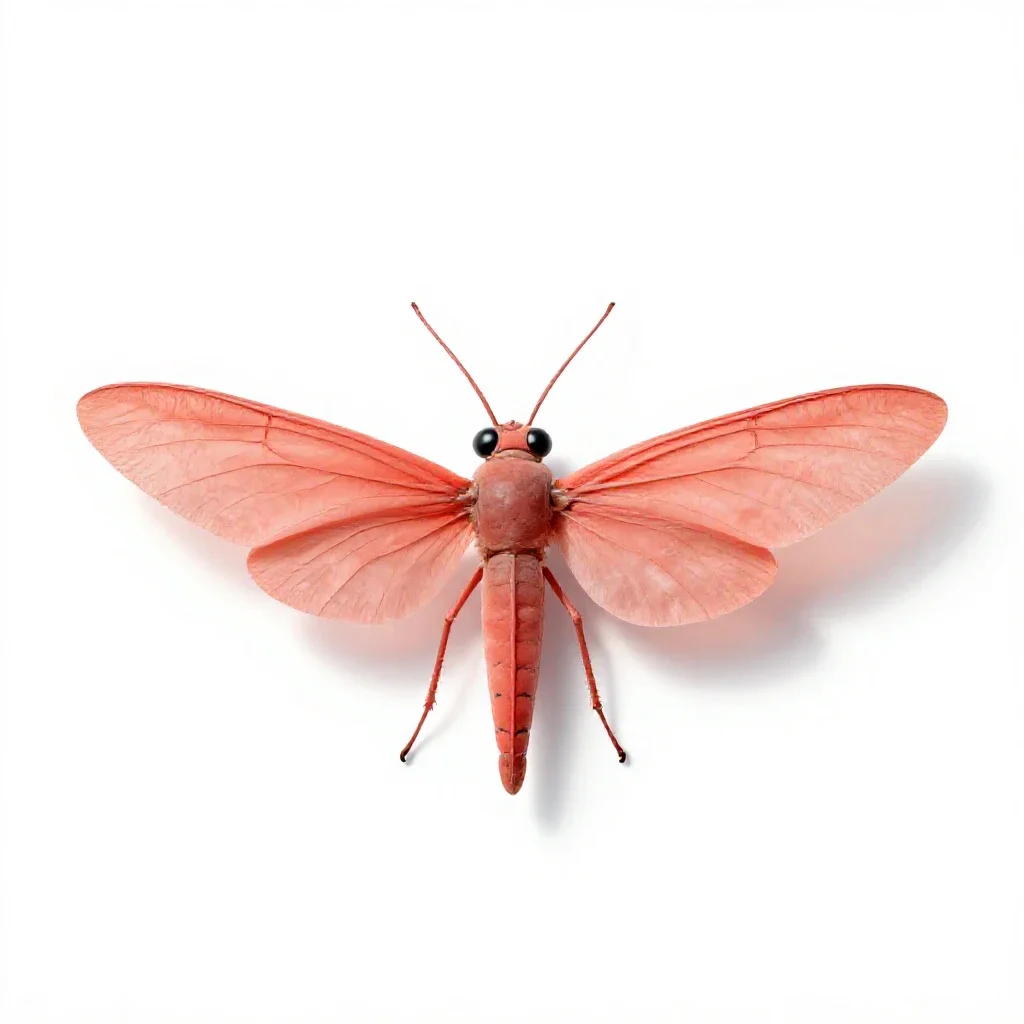 Orthopter isolated on a white background